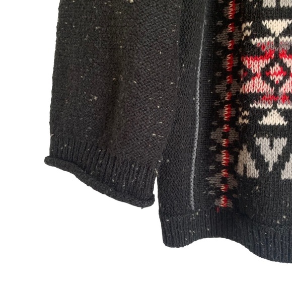 Chaps Women's Mock Neck Fair Isle Sweater Sz M - Picture 4 of 9